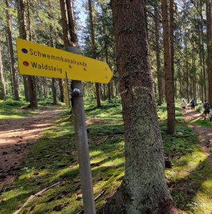 Wanderung zur Bayerischen Au - Teilstrecke große Waldsteigrunde